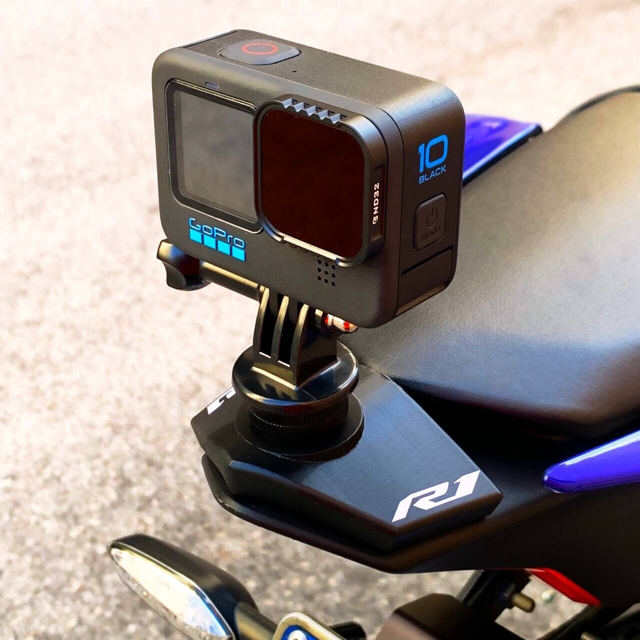 GoPro back mount for YAMAHA R6 R1 R7